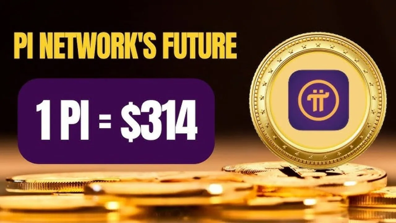 Biểu đồ giá Pi Network cho thấy xu hướng giảm từ mức đỉnh 3 USD xuống còn 0.6 USD